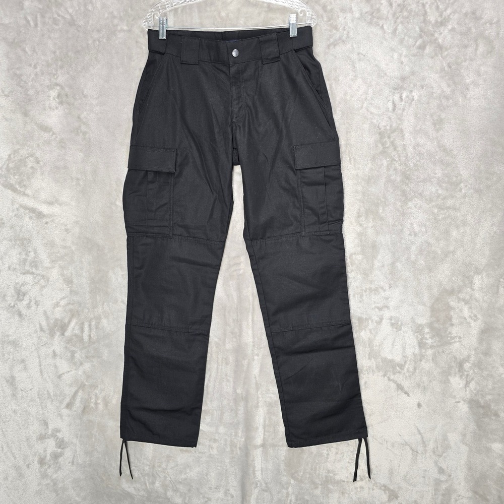 5.11 Tactical Cargo Pants Womens 8 Long Black Ripstop Utility Gorpcore Workwear